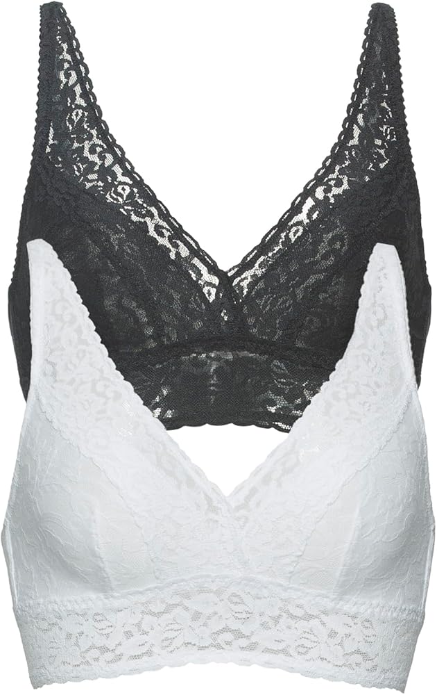 Felina Signature Stretch Lace Bralette 2-Pack