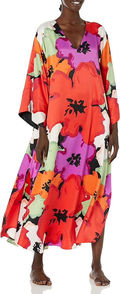 Natori Women's Tsubaki Caftan Length 52"