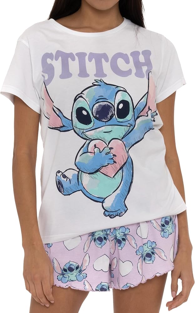 Disney Lilo And Stitch Pajamas | Stitch Pjs For Women | Ladies Pajamas | Sizes S-XXL