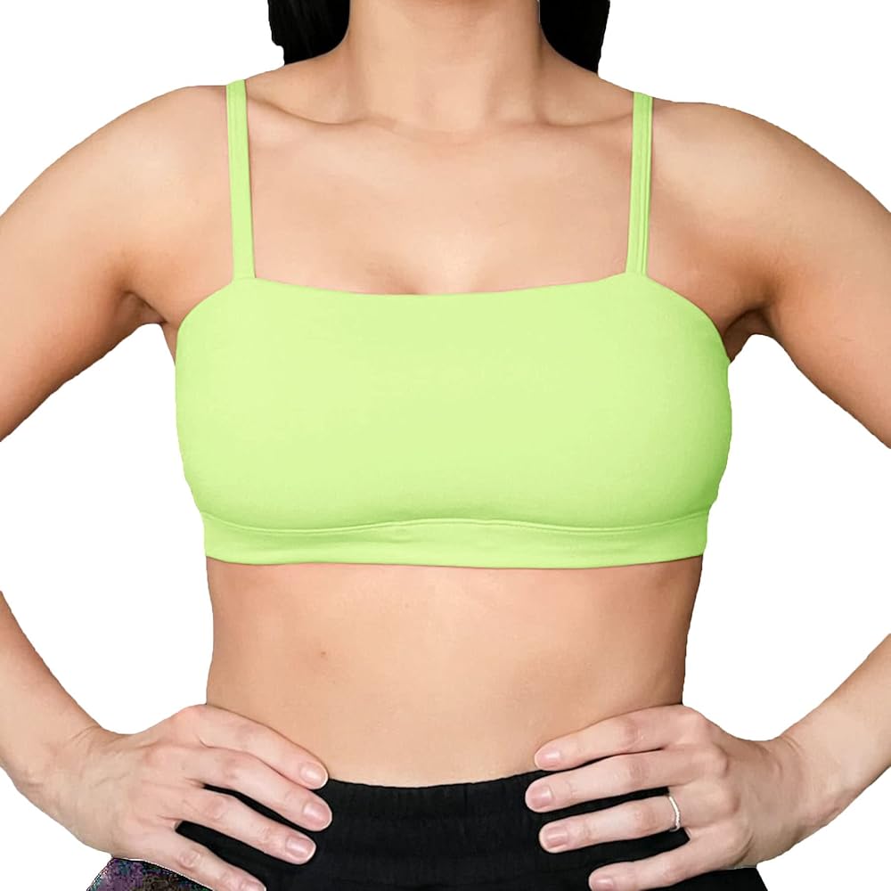 Aoxjox Women's Workout Bandeau Sports Bras Training Fitness Running Yoga Crop Tank Top