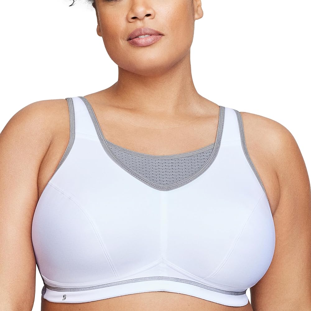 Glamorise Women's Plus Size No-Bounce Camisole Sports Bra Wirefree #1067