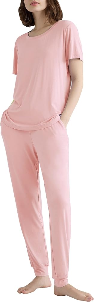 Latuza Women's Petite Pajamas Set Viscose Petite Length Sleepwear