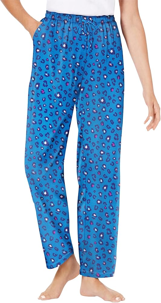 Dreams & Co. Women's Plus Size Knit Sleep Pant