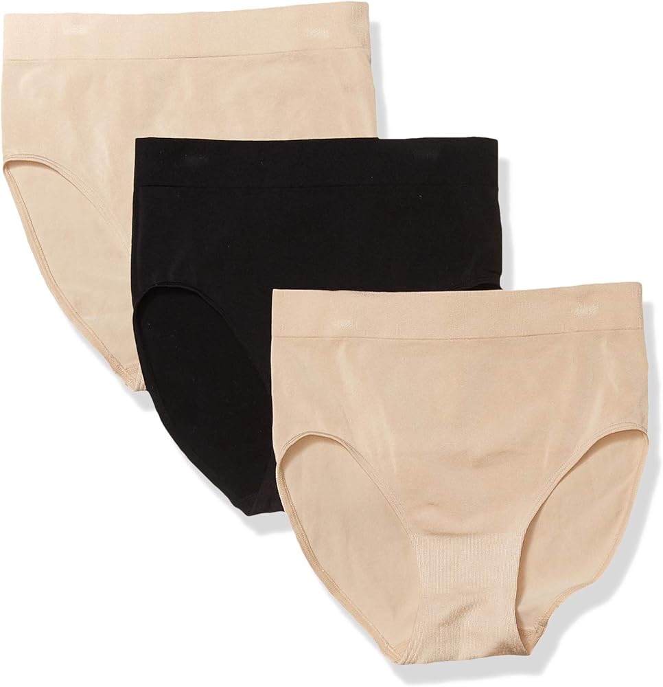 Wacoal Womens B Smooth Brief Panty 3 Pack