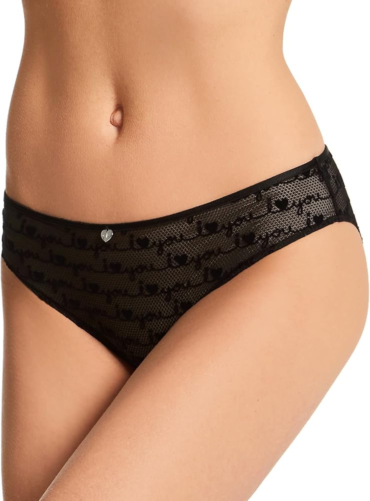 Calvin Klein I Heart You V-Day Bikini Black SM (Women's 4-6)