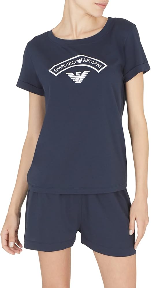 Emporio Armani Women's Logomania Short Pajama Set