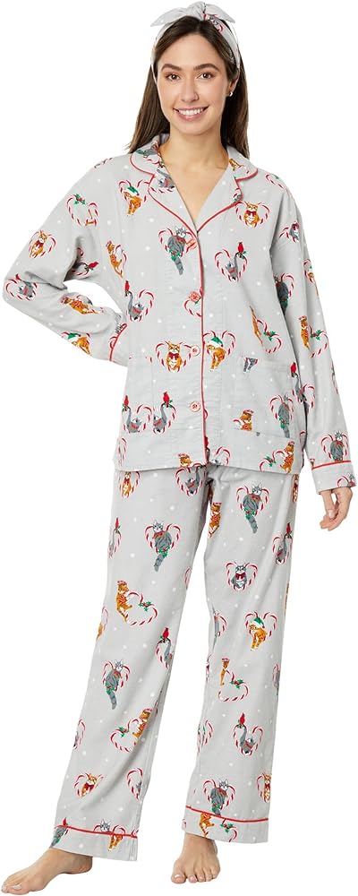 PJ Salvage Women's Loungewear Flannels Pajama Pj Set