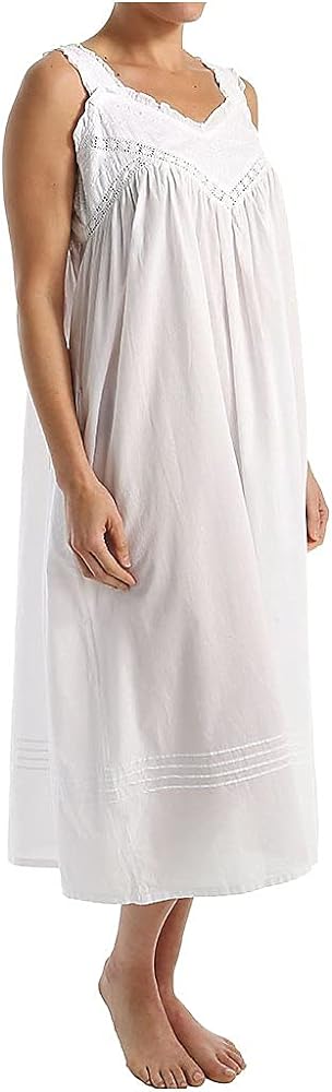 LA CERA Womens Cotton Nightgown Summer Nightgowns for Women 100% Cotton Chemise