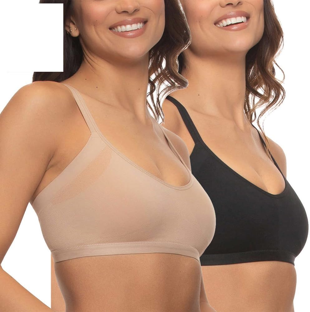 Felina Ladies' Side Smoothing Bra, 2-pack