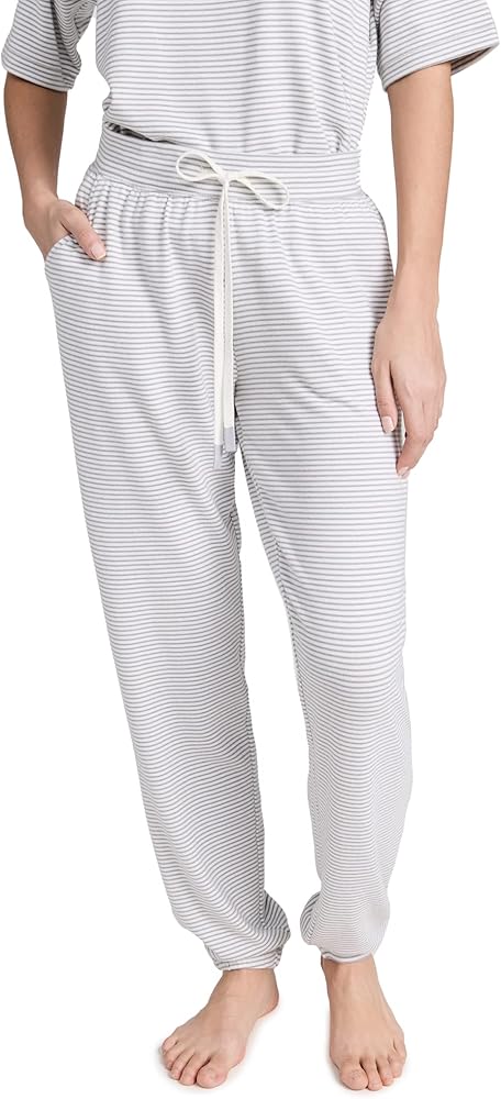 PJ Salvage womens Loungewear Mini Me Stripe Banded Pant