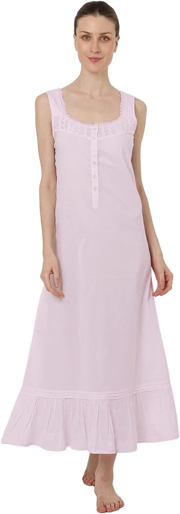 Miss Lavish London Women's Nightdress Sleepwear Nightgown for Women Midi Dresses Gift for Teen to Plus Size Woman