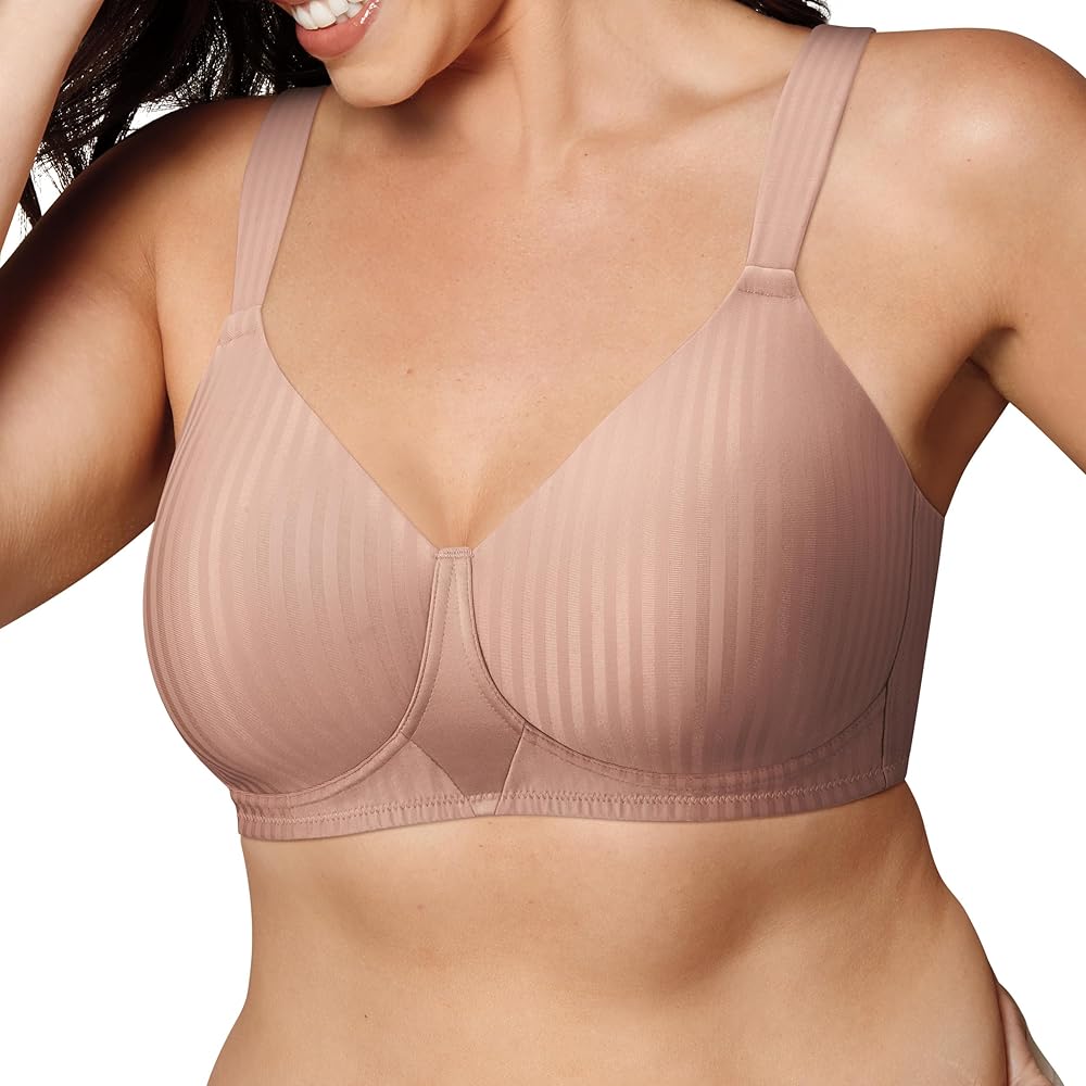 Playtex Womens Secrets Perfectly Smooth Wireless Bra, Full-Coverage T-Shirt Bra for Full Figures