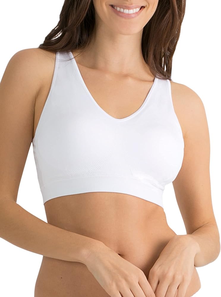 Fruit of the Loom Women's Seamless Pullover Bra With Built-in Cups