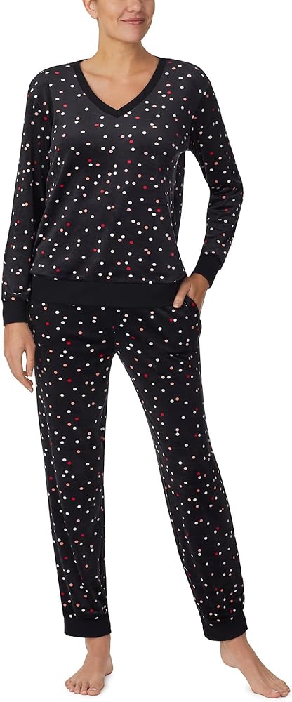 Kate Spade New York Stretch Velour Long Sleeve Joggers Set