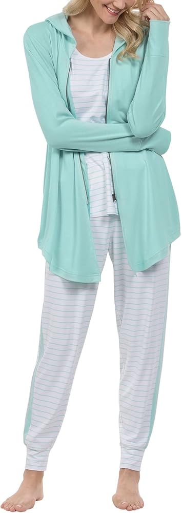 PajamaGram Pajamas For Women - Cozy PJs For Women Set, 3 Piece Set