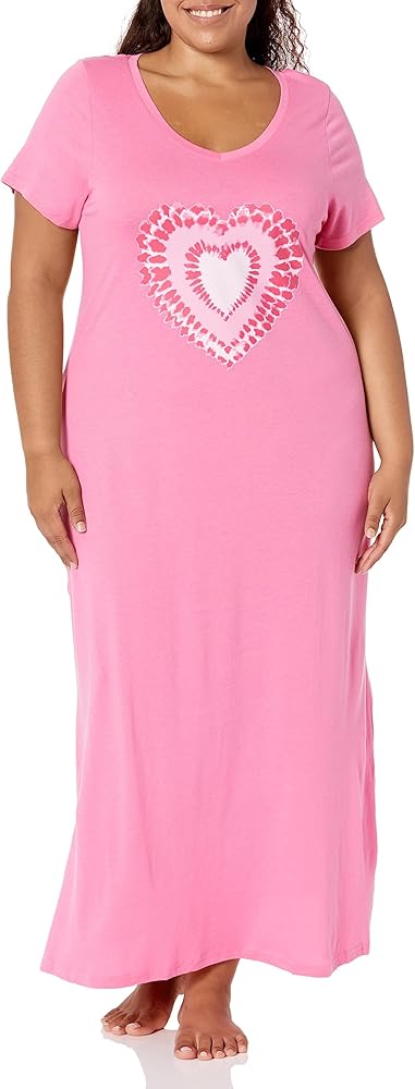 Avenue Women's Plus Size Maxi Ss Placement