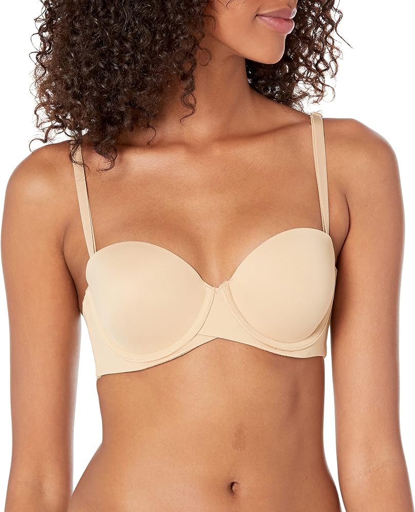 Maidenform Women's Self Expressions Stay Put Strapless Bra, Underwire, 5-Way Convertible Straps