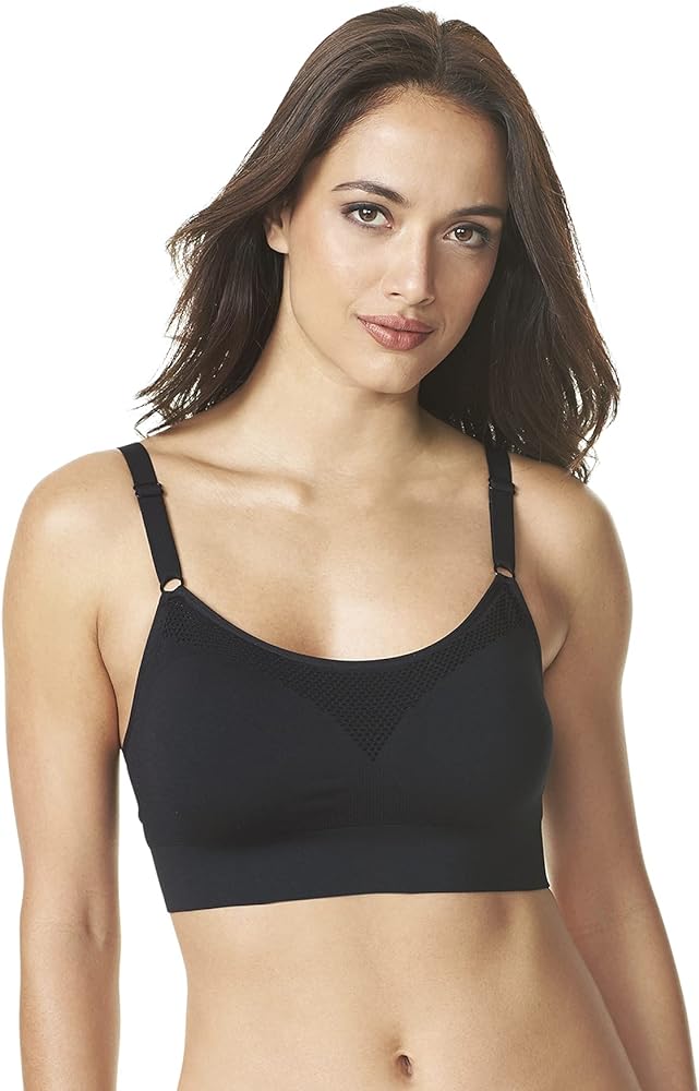 Warner's Women's Easy Does It Breathable and Back-Smoothing Wireless Unlined Comfort Bra Rq3451a