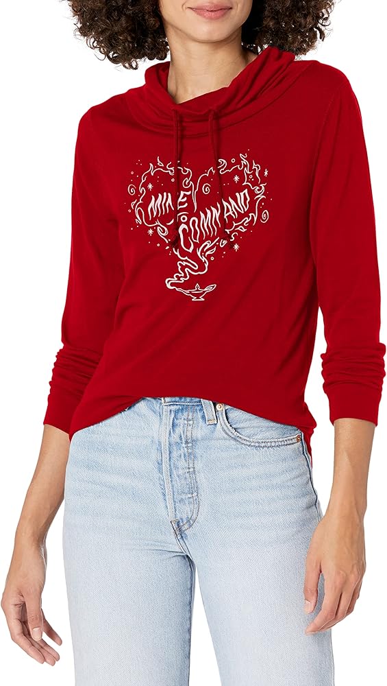 Disney Villains Mine to Command Women's Cowl Neck Long Sleeve Knit Top