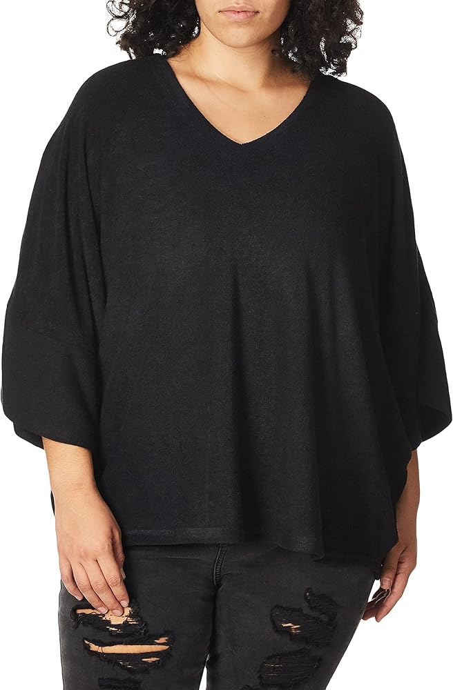 N Natori Women's Terry Lounge Top, Black, Large