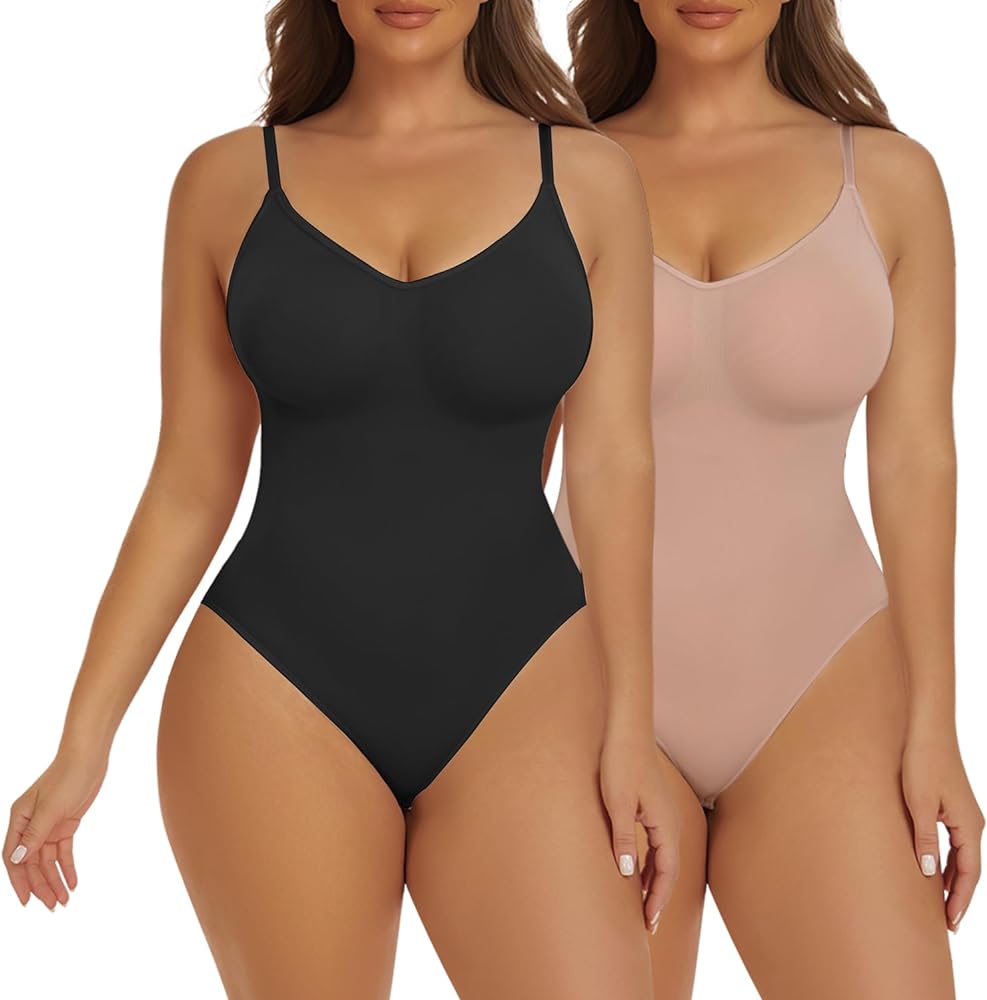 shapewear bodysuit for women tummy control Seamless Thong Full Body shapewear bodysuit