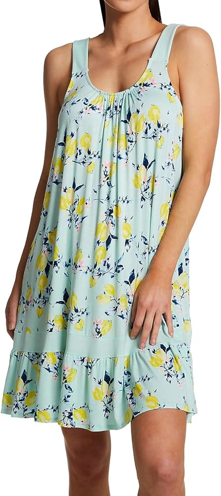 ELLEN TRACY Women's 8025625 Lemon Mint Sleeveless Chemise