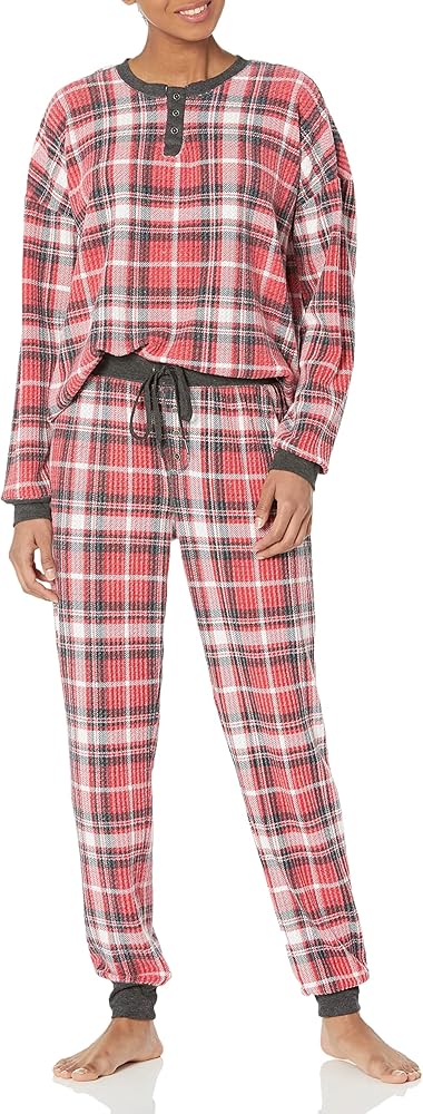 PJ Salvage Women's Loungewear Ski Jammie Classics Pajama Pj Set