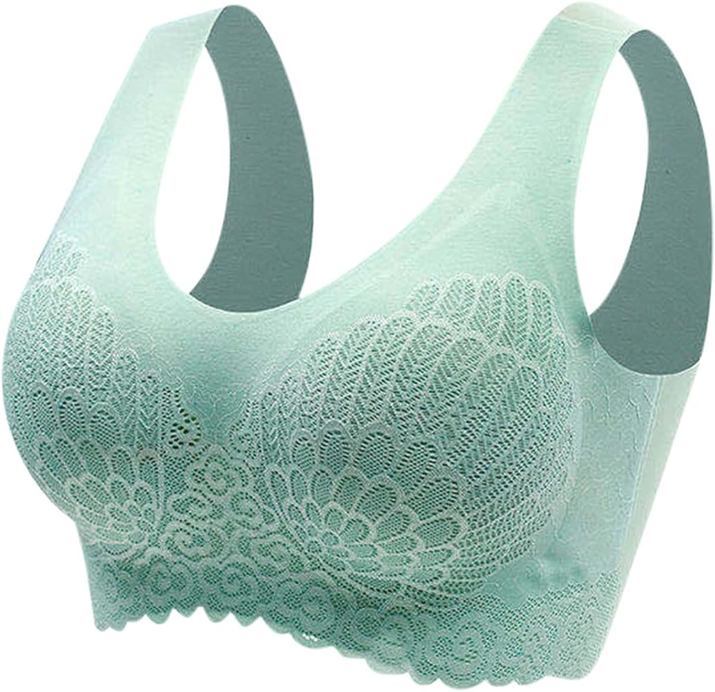 Bras for Women No Underwire Wireless Bras for Large Breasted Women Sexy Lace Transparent Bras Womens Lingerie