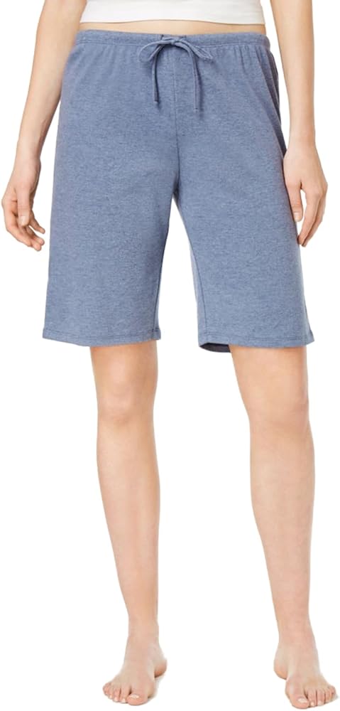 Jockey Women's Sleepwear Everyday Essentials Cotton Bermuda Short, Chambray, Small/Petite