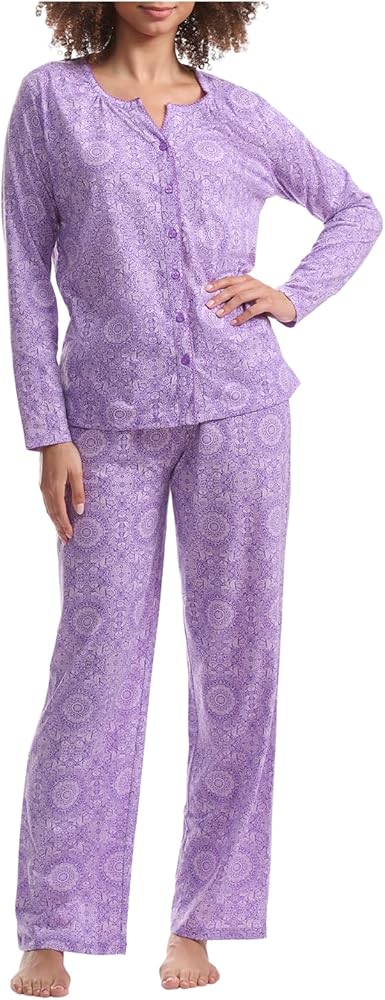 Karen Neuburger Women's Long Sleeve Cardigan Pj Set