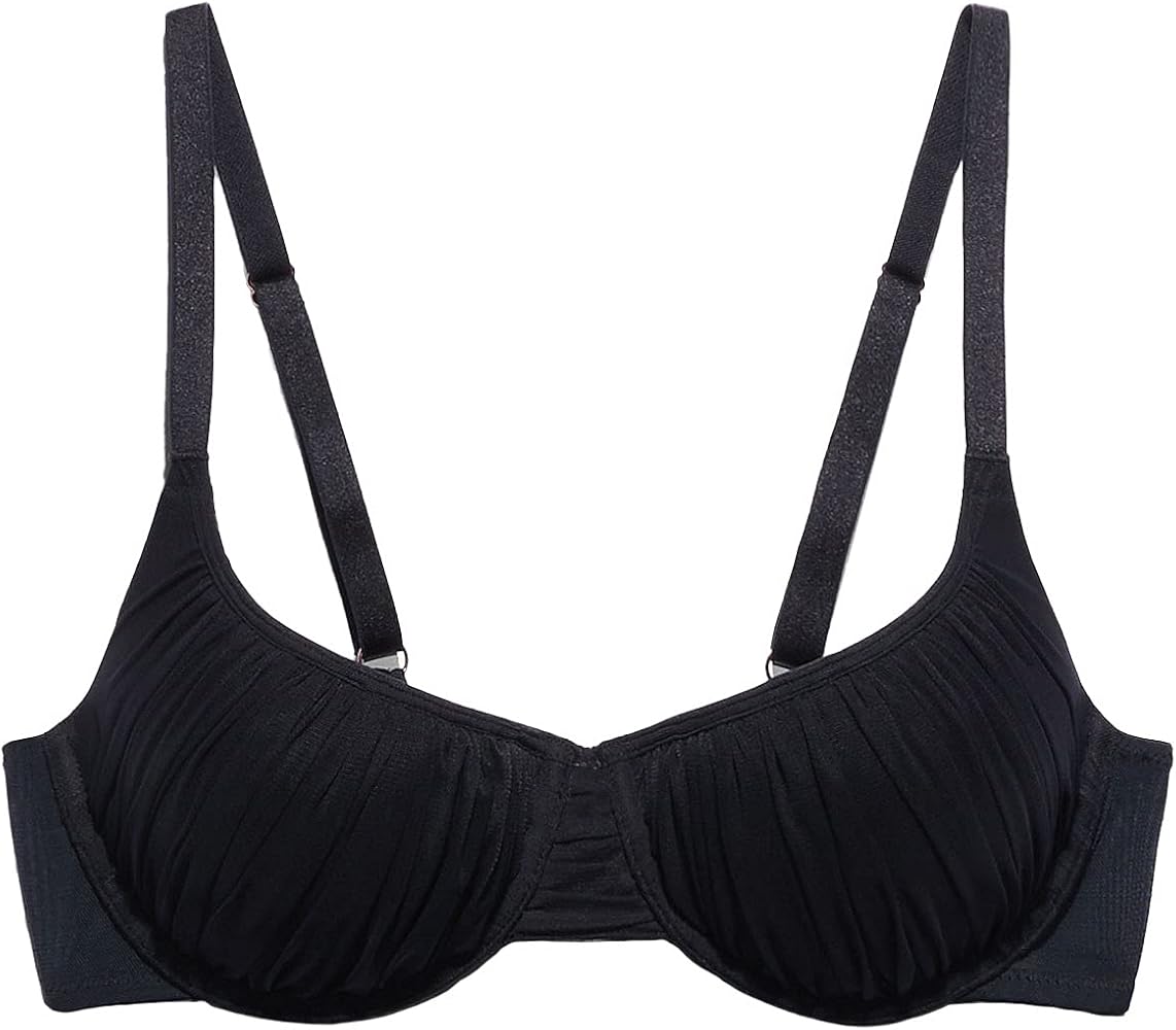 Savage X Fenty Women's Regular Gathered Mesh Balconette Bra