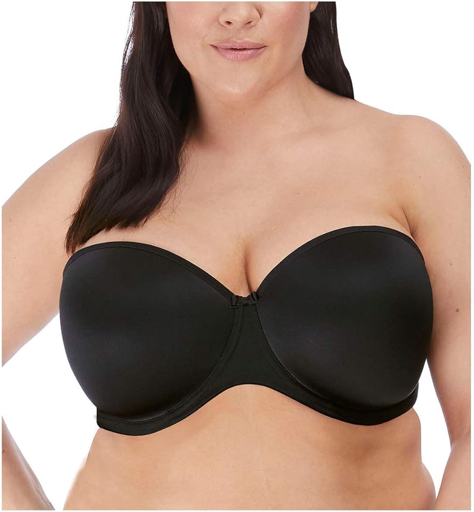 Elomi Women's Smooth: Strapless Bra for Firm Support & Flattering Shape. Sweetheart Neckline, Detachable Straps. DD+ Bras