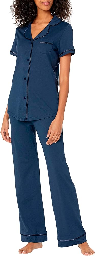 Cosabella Women's Bella Shortsleeve Top & Pant Pajama Set