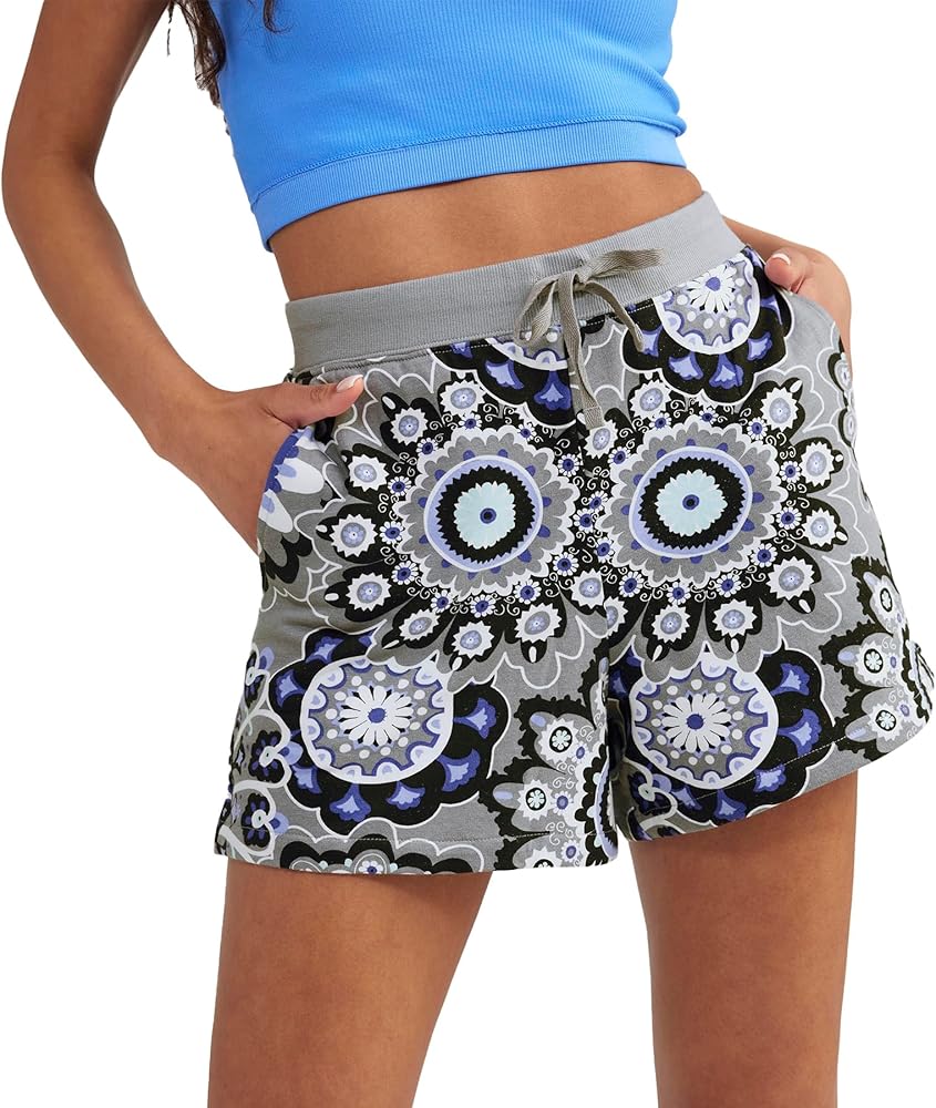 Vera Bradley Women's French Terry Shorts With Pockets (Extended Size Range)