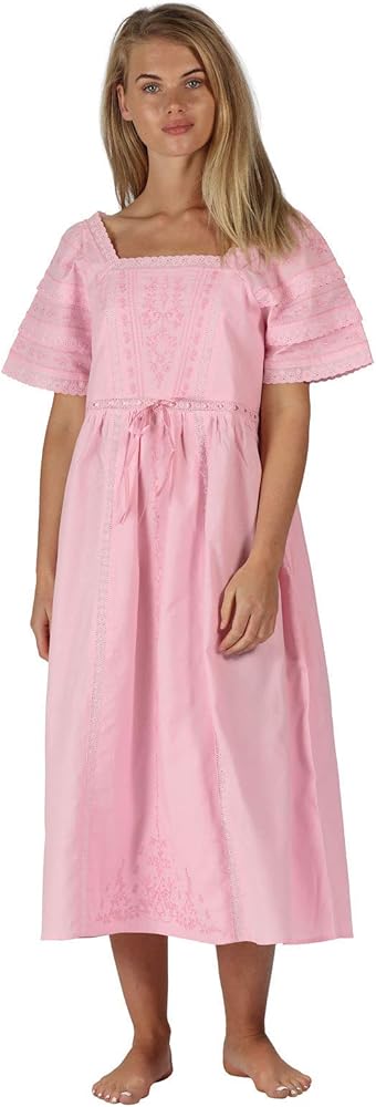 The 1 for U Nightgowns for Women - Womens Nightgowns, Amanda 100% Cotton Gown