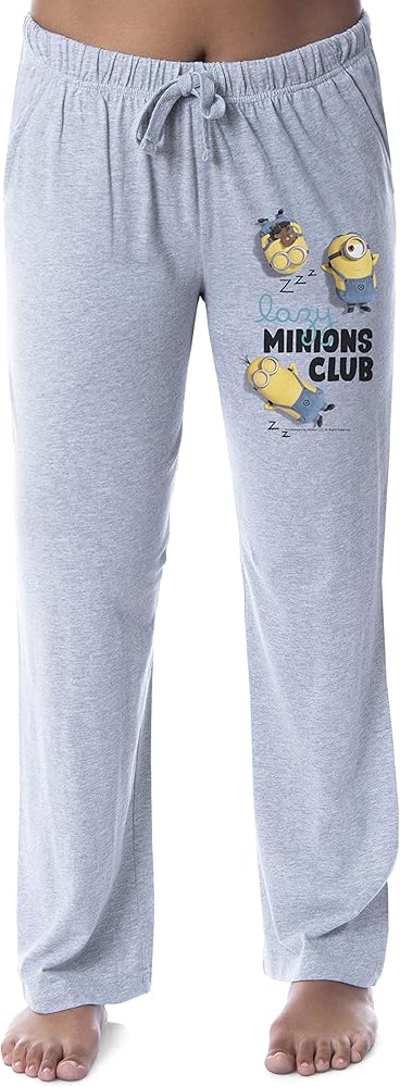 Despicable Me Womens' Minions Lazy Club Character Sleep Pajama Pants