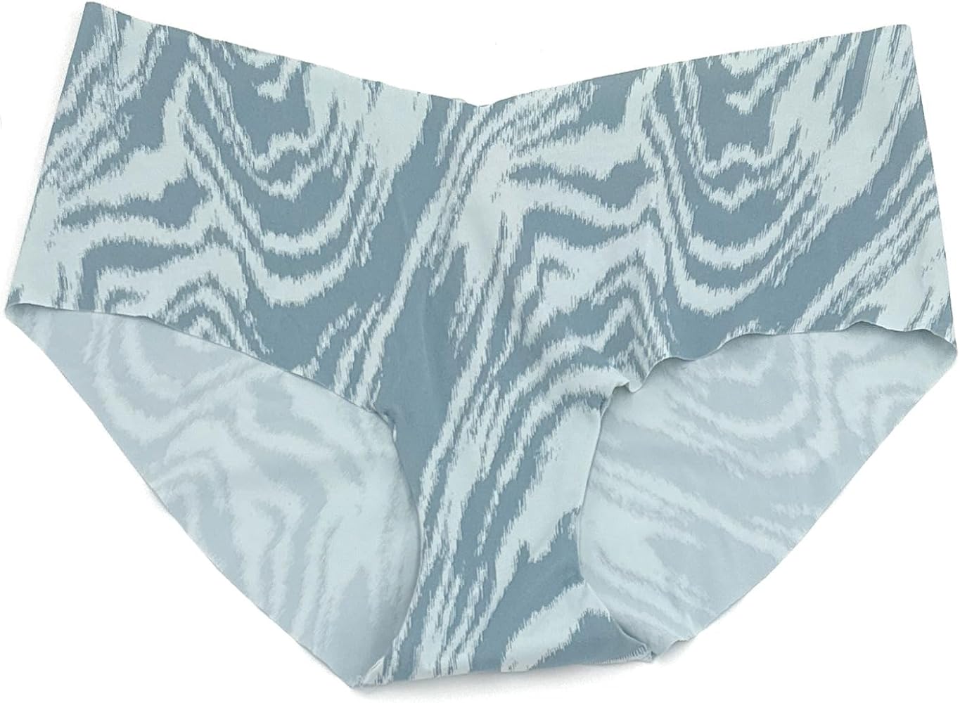 Victoria's Secret Women's No Show Hiphugger Panties Blue Swirl Medium