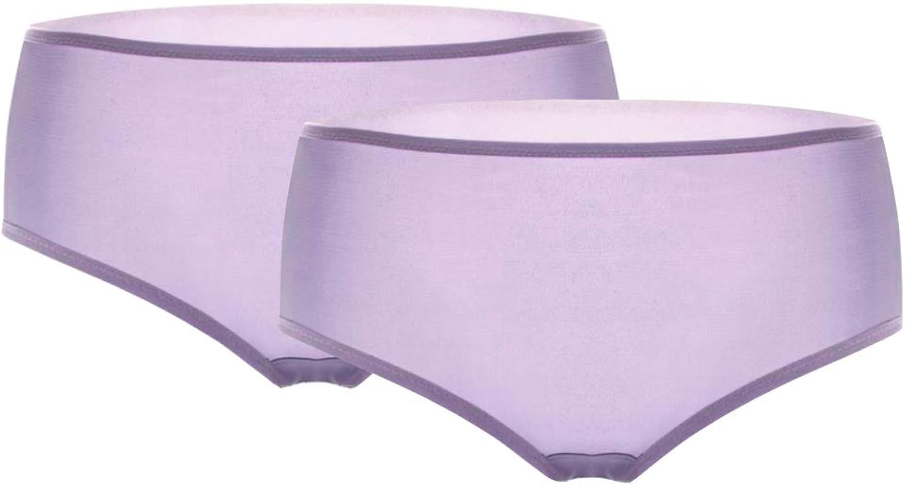 SilRiver Women's 100% Silk Panty Briefs Travel Hipster Bikini Underwear (2pcs Pack) Breathable Underpants