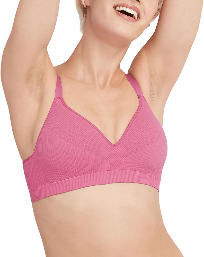 Hanes Women's Perfect Coverage Wireless, Comfortflex Fit T-shirt Bra (Retired Colors)