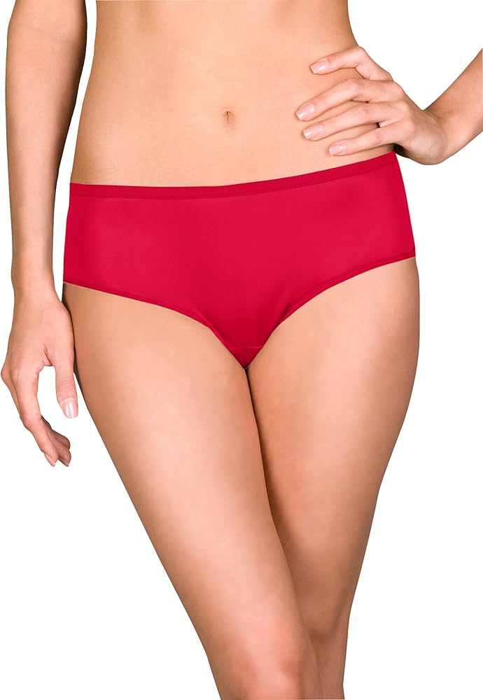 Shadowline Women's Hidden Elastic Nylon Hipster Panty 3-Pack