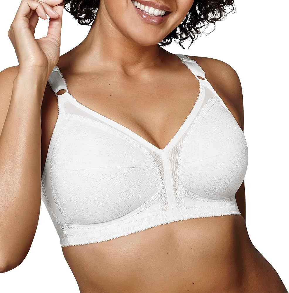 Playtex Women's 18-Hour Sensational Support Wireless Full-Coverage Bra for Full Figures