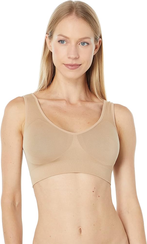 SPANX Breast of Both Worlds Reversible Comfort Bra - Wireless, Seamless Bra - Reversible Design - Wire-Free - Removable Pads