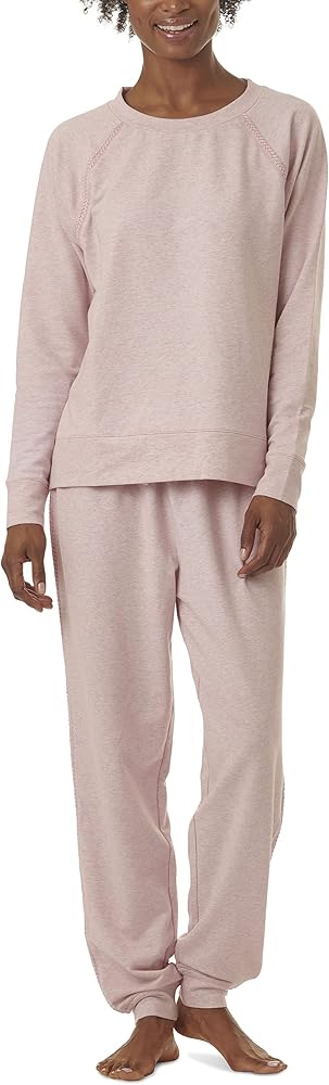 Karen Neuburger womens Long Sleeve Pullover Top With Jogger Set Pj