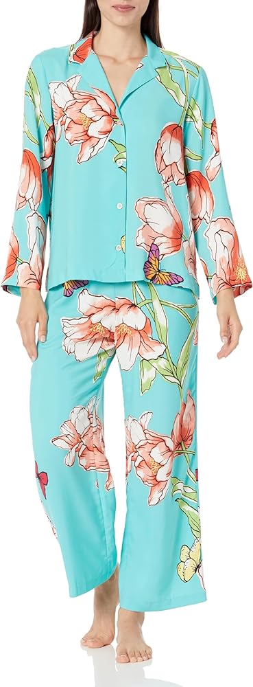 Natori Women's Notch Pj Length 25"/ Inseam 26"