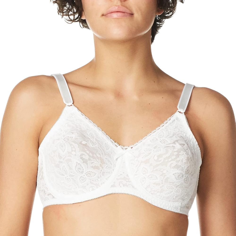 Bali Women's N Smooth Stretch Lace Underwire Bra Df3432