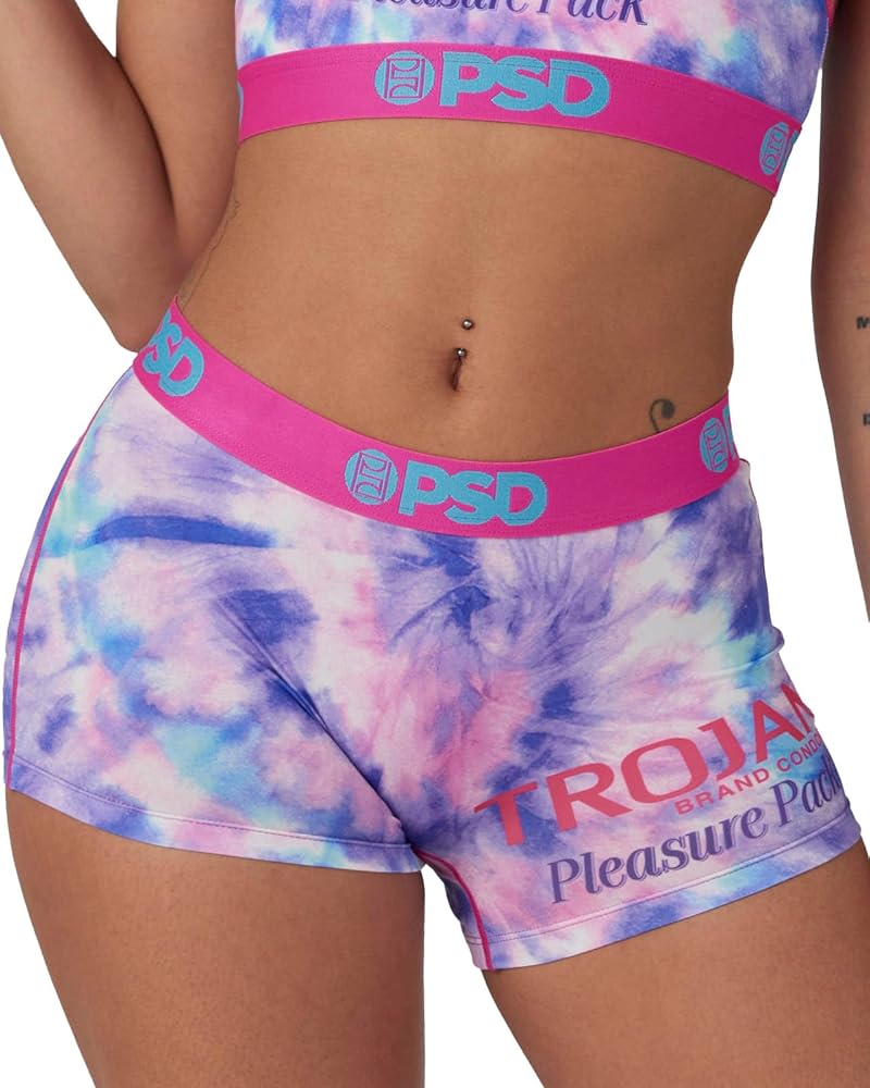 PSD Women's Trojan Boy Shorts - Full Coverage Women's Underwear - Comfortable Stretch Panties for Women