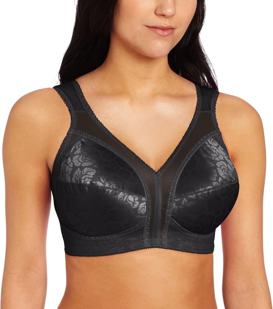 Playtex 18 Hour Original Comfort Strap Wirefree Bra_Black_52DD