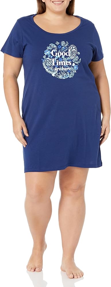 Avenue Women's Plus Size Sleepshirt Good Times