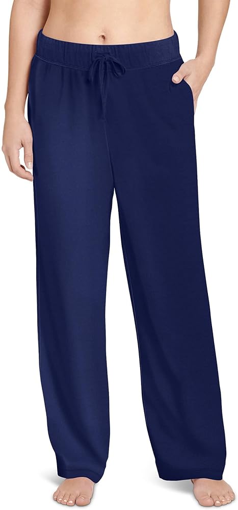 Jockey Women's Sleepwear Everyday Essentials 100% Cotton Pant, Just Past Midnight, M