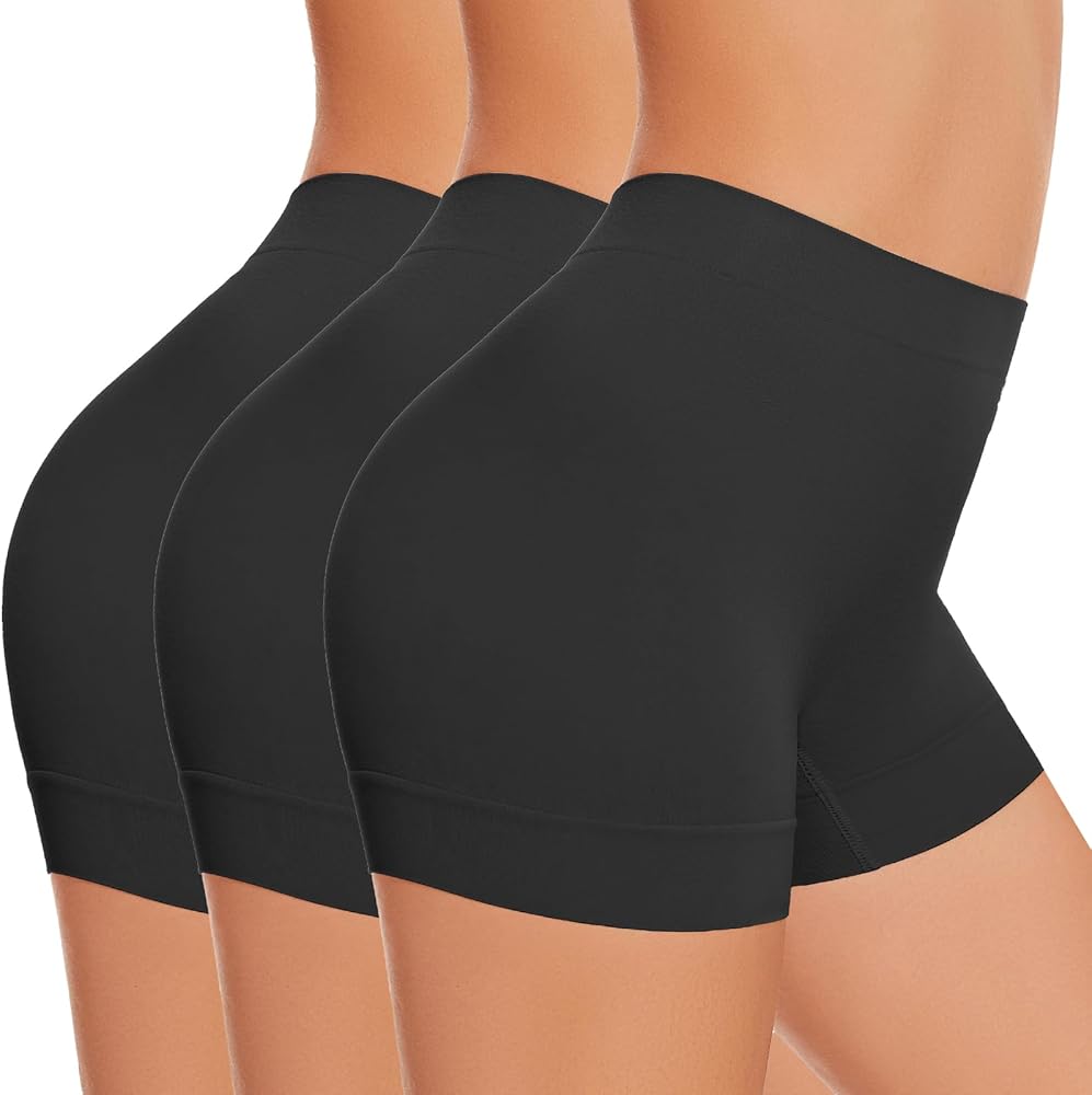 Slip Shorts for Women Under Dresses, Anti Chafing Shorts Boyshorts Panties Shapewear Yoga Shorts Biker Shorts